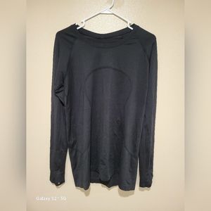 Lululemon Swiftly Tech Long Sleeve Shirt, Black, Size 14